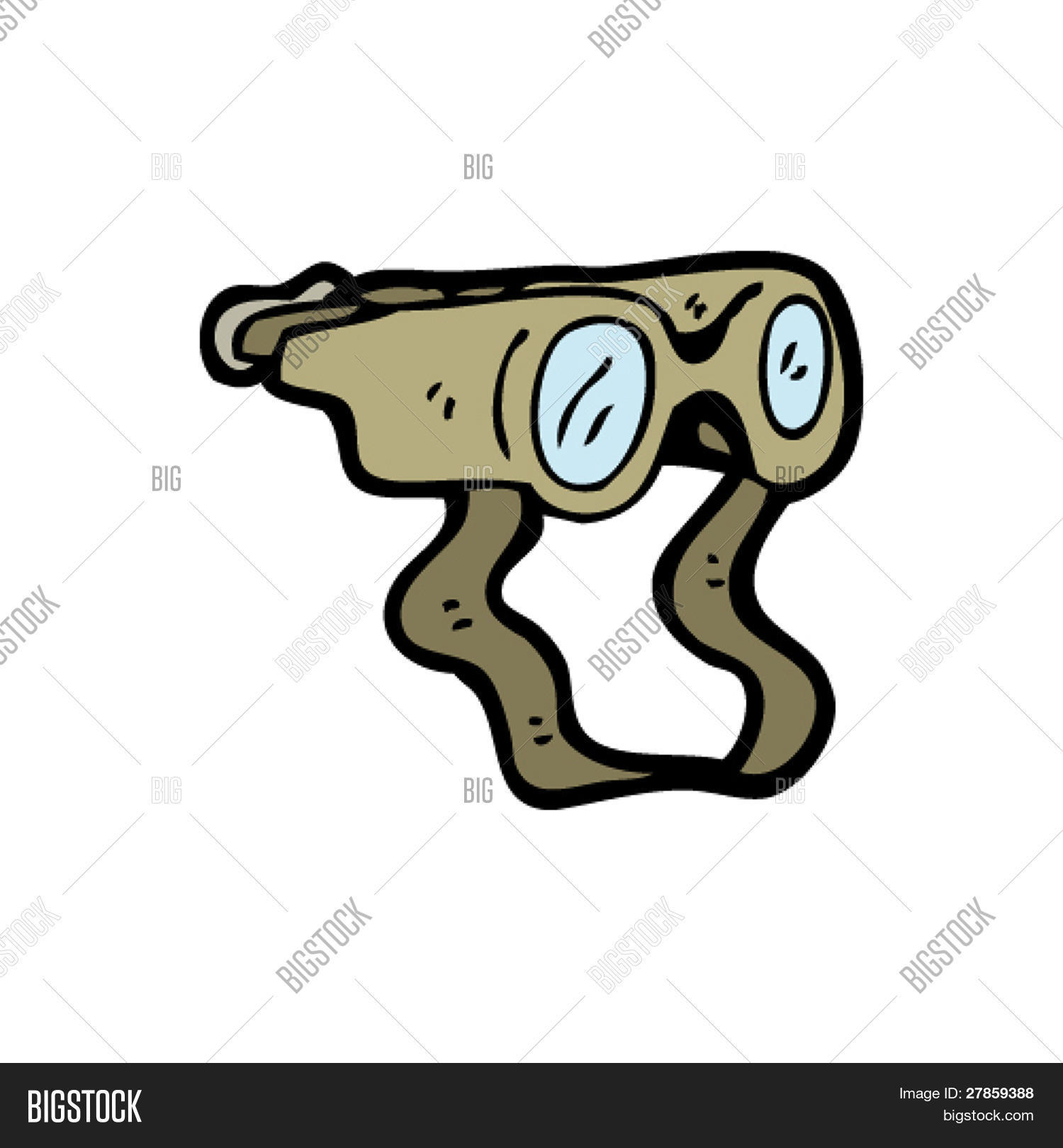 Binoculars Cartoon Vector & Photo (Free Trial) Bigstock