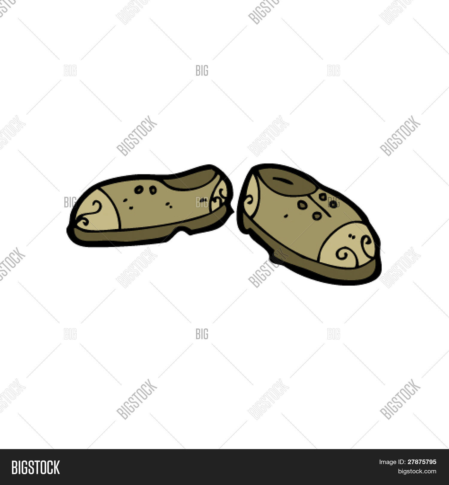 Old Shoes Cartoon Vector & Photo (Free Trial) Bigstock