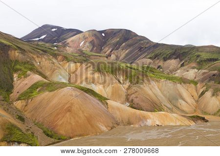 Landmannalaugar Area Landscape, Fjallabak Nature Reserve, Iceland