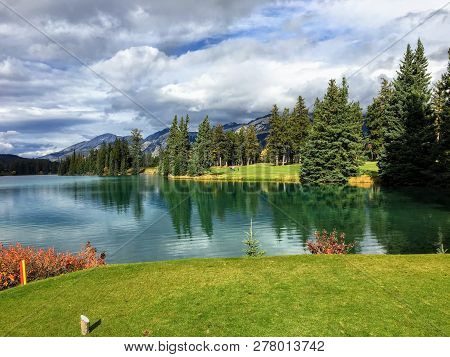 A Nice View Of A Difficult Par 4 On A Golf Course That Demands Your First Drive Off The Tee Carry A 