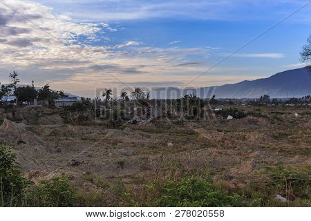 A Sunny Morning In A Village Lost Due To The Earthquake And Liquefaction Of Petobo Indonesia Central