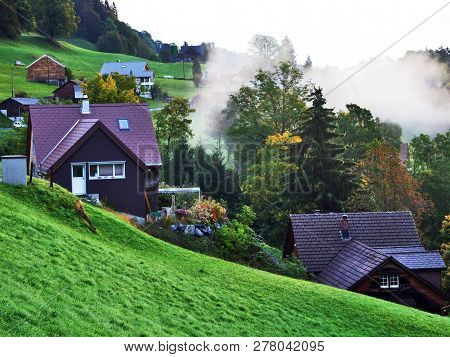 Wildhaus Village In The Toggenburg Region And In The Thur River Valley - Canton Of St. Gallen, Switz