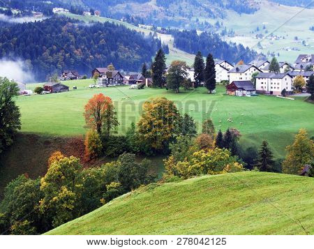 Wildhaus Village In The Toggenburg Region And In The Thur River Valley - Canton Of St. Gallen, Switz
