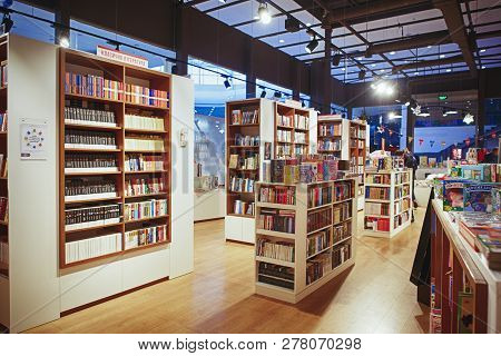Famous International Books For Sale In The Libri Bookstore, One Of The Book Retailers In Ukraine. -