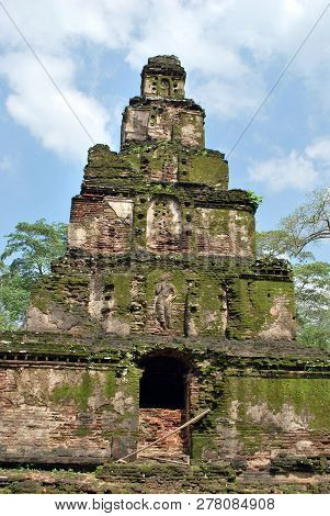 The Sathmahal Prasada In Polonnaruwa, Sri Lanka