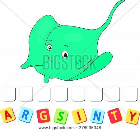 Cartoon Stingray Crossword