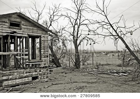 GHOSTTOWN ruiner i Arizonas ørken
