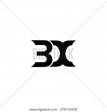 Letter Bx Graphic, Bx Letter Logo Vector Design. Initial Letter Bx Logo Template.