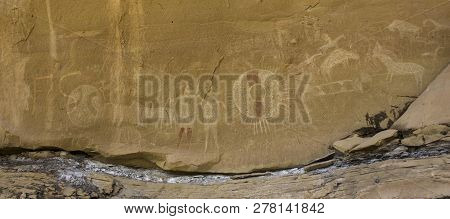Sego Canyon Is A Blm Interpretive Site In Southwest Utah. It Houses A Ghost Town And Three Distinct 