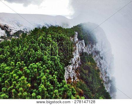 The Grassy-rocky Elongated Peak Gulme Or Gulmen In The Alpstein Mountain Range - Canton Of St. Galle