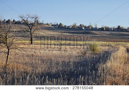 Views From The Cradleboard Trail Walking Path On The Carolyn Holmberg Preserve In Broomfield Colorad