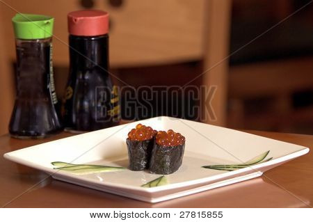 イクラ寿司の料理