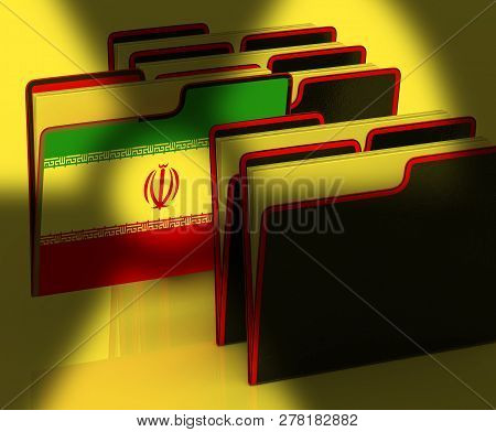 Iran Nuclear Deal Negotiation Or Talks With Usa - 3D Illustration