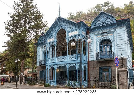 Borjomi, Georgia - September 26, 2018: House Of Mirza-riza-khan Is Architectural Monument Of Xix Cen