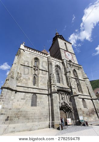 Brasov, Romania - April 28, 2018: Cathedral Of Brasov