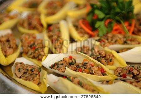 Восточные курицу чашки