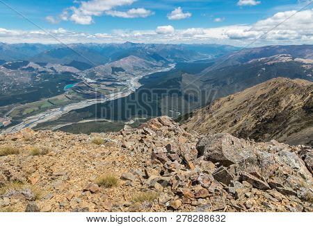 Aerial View Of Wairau Valley In Southern Alps, South Island, New Zealand