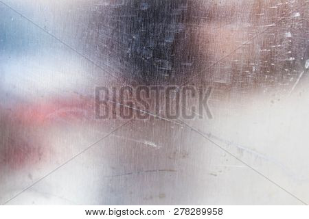 Alumnium Surface Background Detail Pattern Closeup Silver