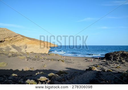 Photo Picture Of The Beautiful Ocean Coasts View Montana Amarilla La Pelada Tenerife
