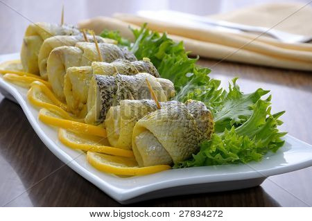 Rolinhos de peixe