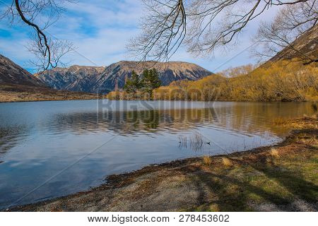 Lake Pearson / Moana Rua Wildlife Refuge, South Island, New Zealand