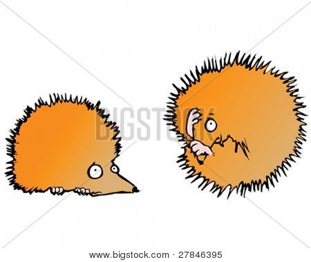 心配して漫画・ ザ ・ ヘッジホッグ