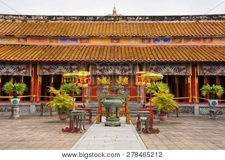 The To Mieu Temple In The Imperial City, Hue, Vietnam