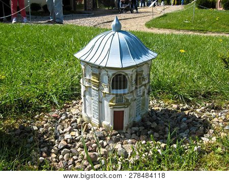 Strysza Buda (mirachowo), Poland - May 03, 2014: Kaszubski Miniature Park. Scale Model