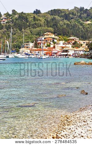 Landscape Of Lakka Village Paxos Ionian Islands Greece