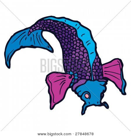 koi carp tattoo drawing