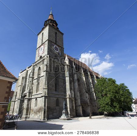 Brasov, Romania - April 28, 2018: Cathedral Of Brasov