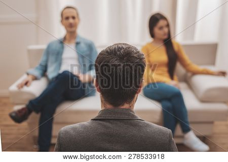 Relationships Expert Talking To Two Disillusioned Personalities