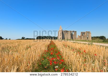 Abbey Notre dame de Re on island Ile de Re