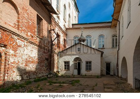 Solovki, Republic Of Karelia, Russia - June 27, 2018: In The Spaso-preobrazhensky Solovetsky Monaste
