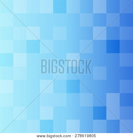 White Square Box Abstract Bakground Vector Design With Blue Gradient Color
