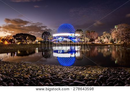 Buenos Aires, Argentina, July 7, 2018: Planetarium Named Galileo Galilei In Palermo
