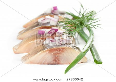 Zout filet haring