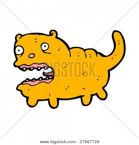 ohydne tłuszczu kot kreskówka