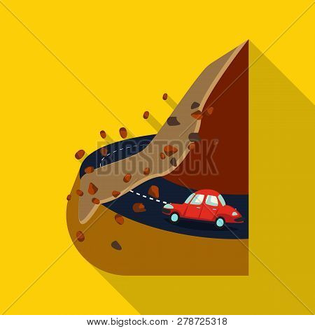 Isolated Object Of Collapse And Environment  Icon. Set Of Collapse And Distress Stock Vector Illustr