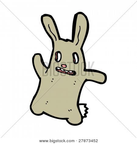 unheimlich Kaninchen cartoon