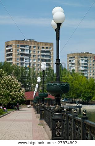 Městské krajině. Doněck