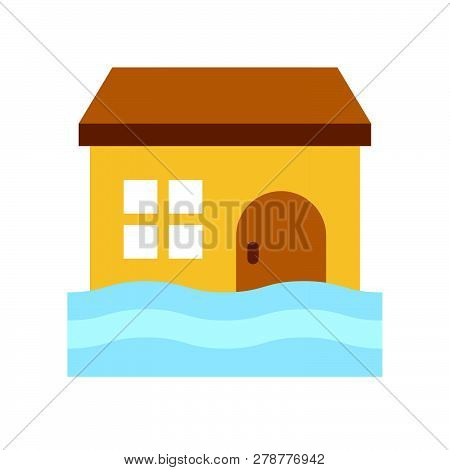 Property Insurance Vector, Insurance Related Flat Design Icon