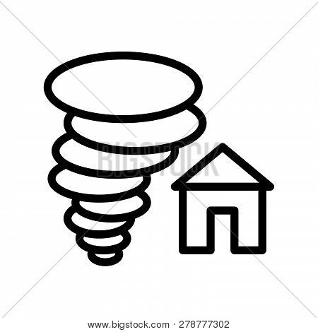 Property Insurance Vector, Insurance Related Line Design Editable Stroke Icon
