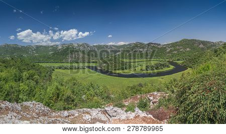 Skadar Lake And Crnojevica River In Montenegro