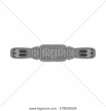 Vector Design Of Race  And Horse  Logo. Collection Of Race  And Racing  Stock Symbol For Web.