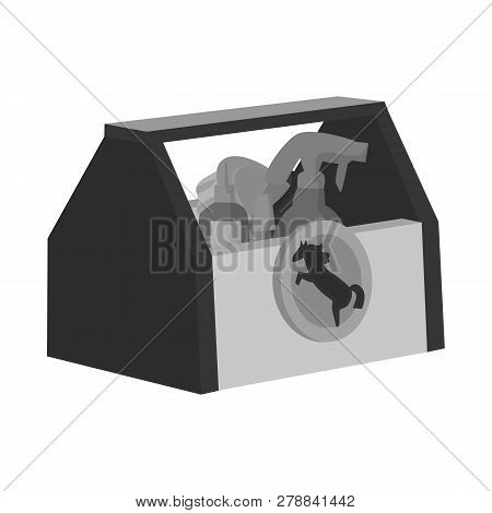 Vector Illustration Of Race  And Horse  Sign. Set Of Race  And Racing  Vector Icon For Stock.