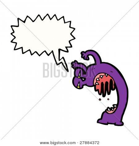 kreskówka potwór ohydne