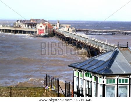 Birnbeck Pier våren tidvatten 2008