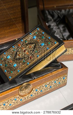 Holy Book Quran With Decorative Cover And  Box