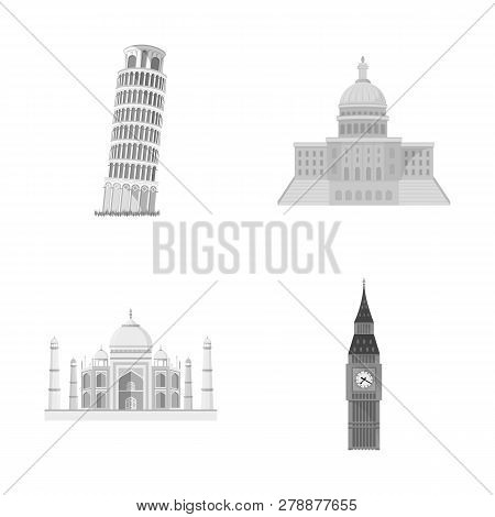 Vector Design Of Building And City Logo. Set Of Building And Business Vector Icon For Stock.